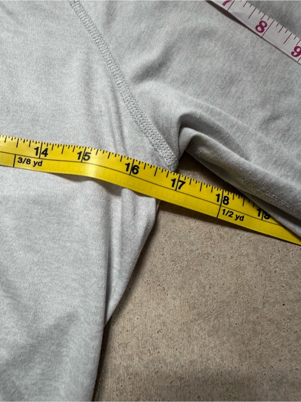 Rabbit Quarter Zip Running Pullover Gray Long Sleeve Athletic Top S - Picture 13 of 16
